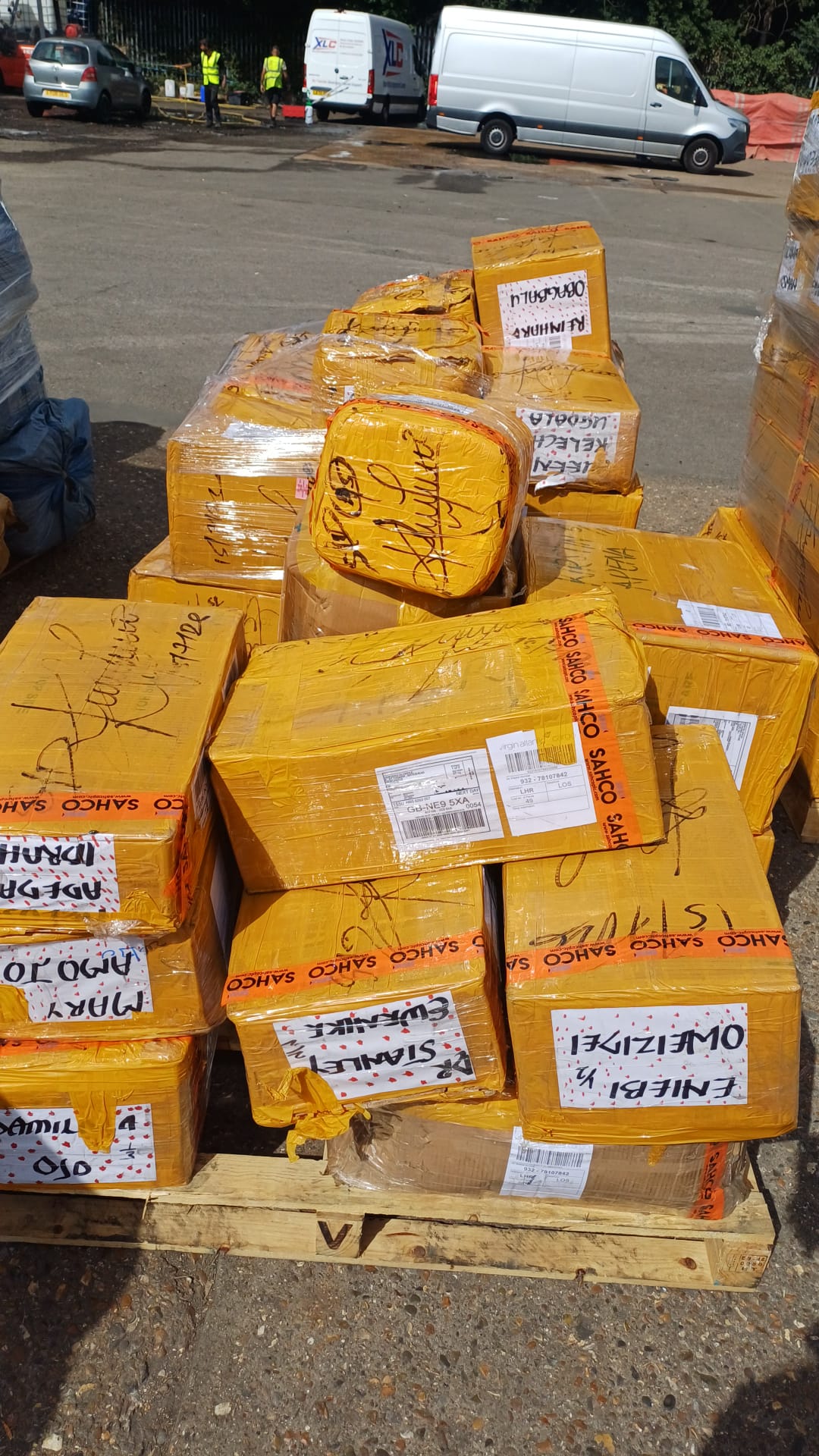 Shipped cargo carton 1