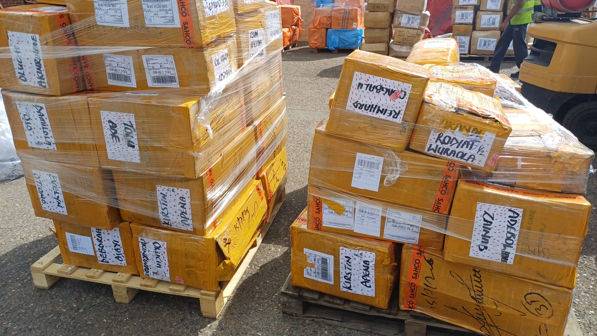 Shipped cargo carton 6