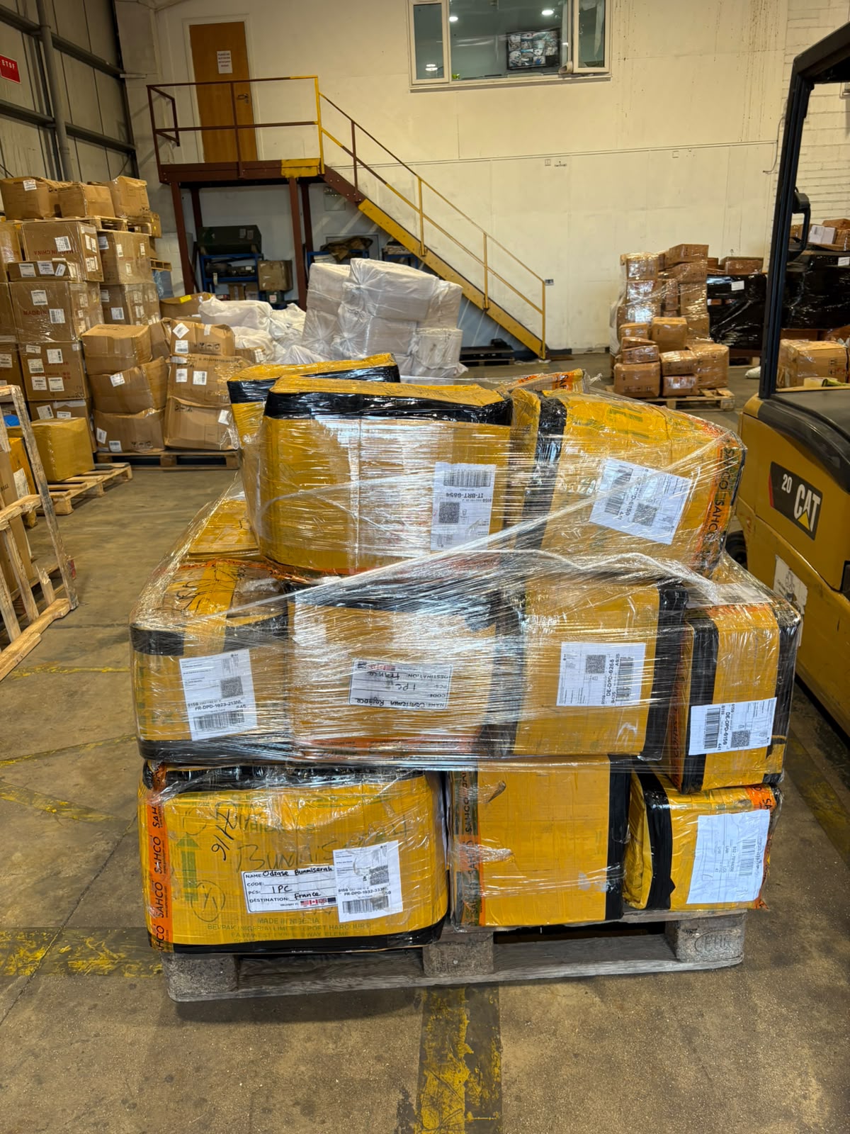 Shipped cargo carton 12